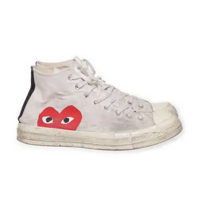 Tygskor (Vit) från Comme des Garçons PLAY x Converse