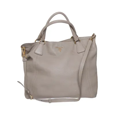 Handbag (Gray) from Prada Leather