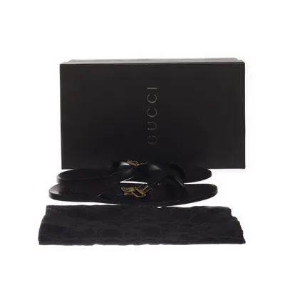 Flip-flops (Brown) from Gucci Leather