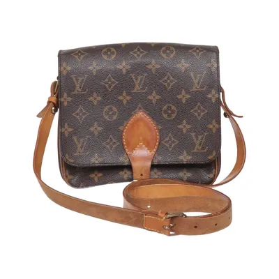 Schoudertas (Louis Vuitton Cartouchiere MM) van Louis Vuitton Leer