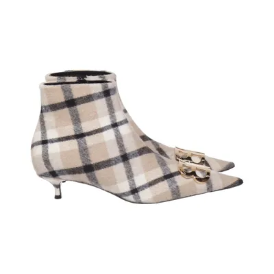 Stövletter (BB Tweed Ankle Boots) från Balenciaga Skinn