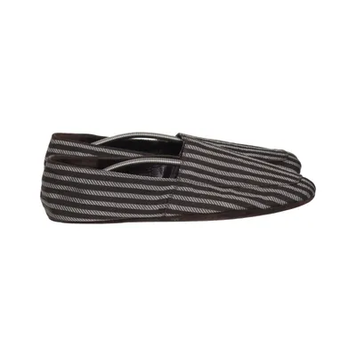 Chaussons (Marron, Blanc) de Ermenegildo Zegna Cuir