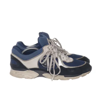 Sneakers (Blue, Multicolored) from Chanel Leather
