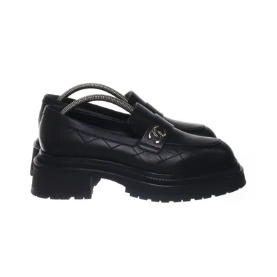 Loafers (Black) from Chanel Leather