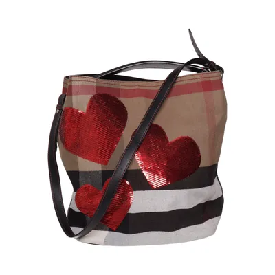 Handtas (Ashby) van Burberry Katoen, Leer