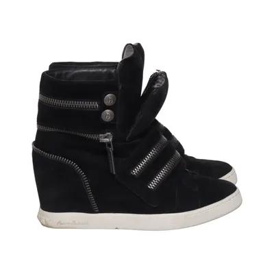 Enkellaarzen (Zwart) van Pierre Balmain Leer