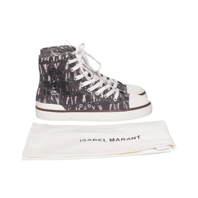 Canvas shoes (Black, White, Purple) from Isabel Marant Leather