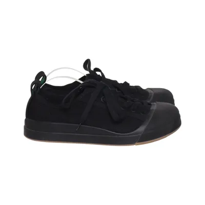Tygskor (Black Canvas Vulcan Sneaker) från Bottega Veneta