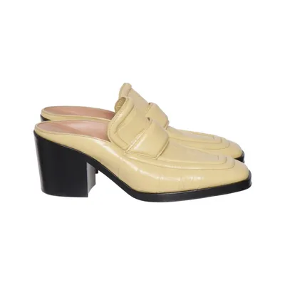 Mules (Yellow) from Bottega Veneta Leather