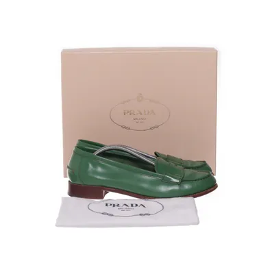 Loafers (Groen) van Prada Leer