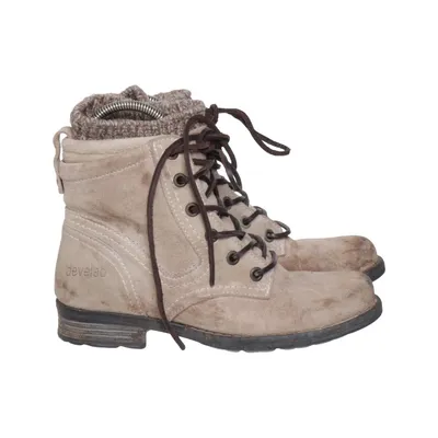 Bottes à lacets (Beige) de Develab