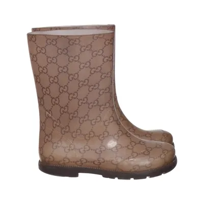Gummistøvler (Trip Horsebit Rubber Rain Boots) fra Gucci