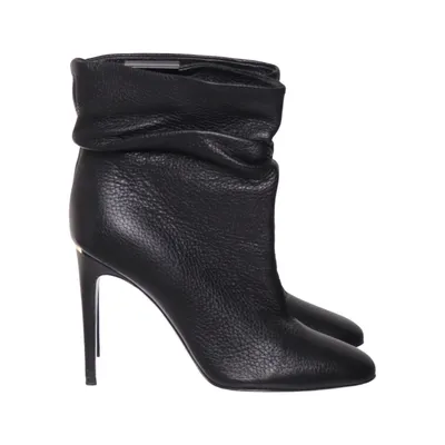 Laarzen met hak (Zwart) van Burberry Leer