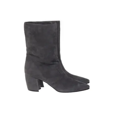Heeled boots (Gray) from Prada Suede
