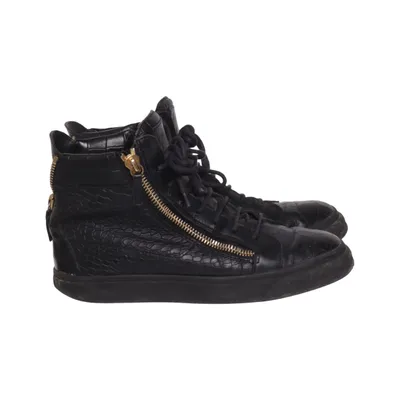 Bottes à lacets (Noir) de Giuseppe Zanotti Cuir