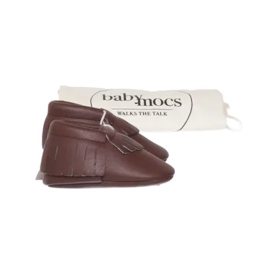 Baby booties (Neutral Dark Brown 3-6 months) from Baby Mocs