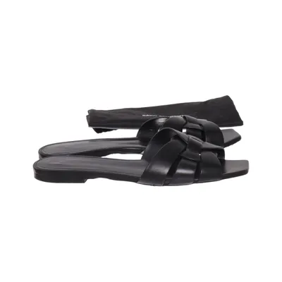 Slip-ins (Zwart) van Saint Laurent Leer