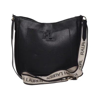 Sac à bandoulière (Noir) de Lauren Ralph Lauren Cuir, Polyester