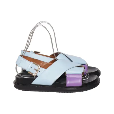 Sandals (Blue, Purple, Black) from Marni Leather