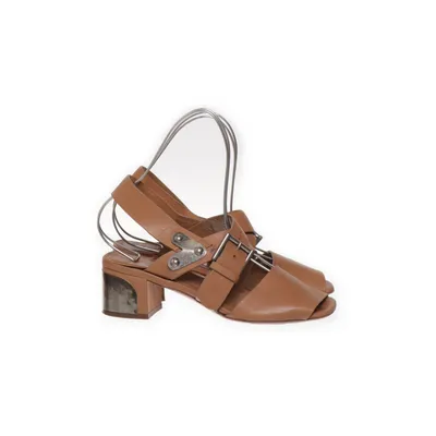 Højhælede sandaler (Brun) fra Alexander McQueen Læder