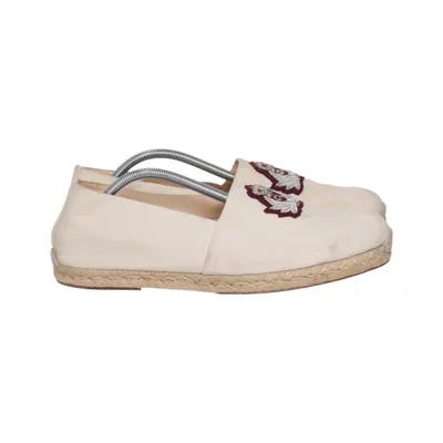 Espadrilles (Wit) van Christian Louboutin Katoen, Leer