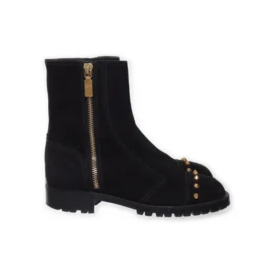 Boots (Svart) från Alexander McQueen Mocka