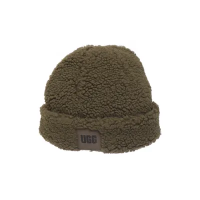 Beaniehue (Grøn) fra UGG Kunstpels, Polyester, Bomuld, Elastan