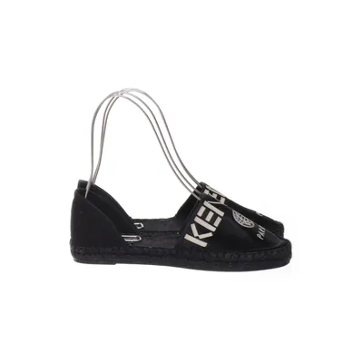 Espadrilles (Black, White) from Kenzo Leather