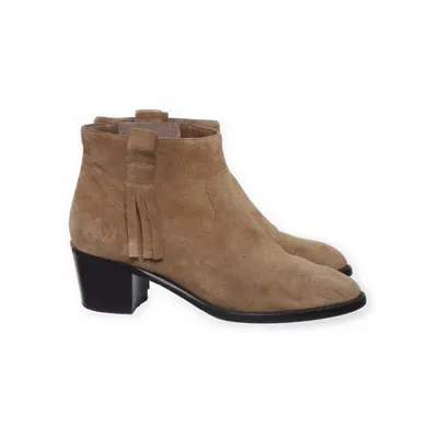 Laarzen met hak (Bruin) van Burberry Leer