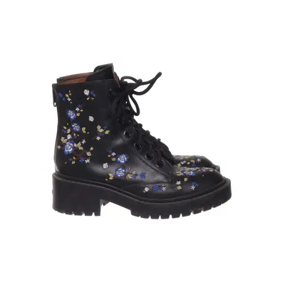Laced boots (Black, Multicolored) from Kenzo Leather