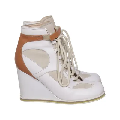 Chaussure compensées (Blanc, Beige, Marron) de See by Chloé Cuir