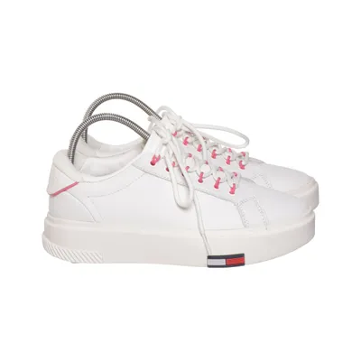 Sneakers (White, Pink) from Tommy Hilfiger Jeans Leather