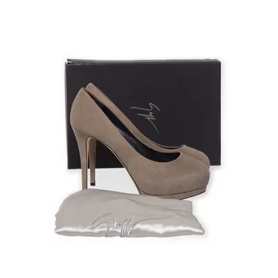 Escarpins (Gris) de Giuseppe Zanotti Cuir