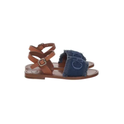 Sandals (Blue, Brown) from Chloé Leather