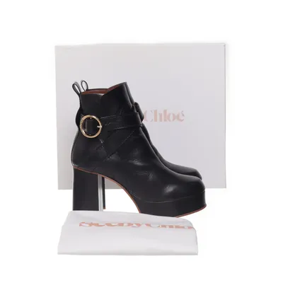 Stiefeletten (Schwarz) von See by Chloé Leder