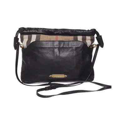 Schoudertas (Zwart, Beige, Meerkleurig) van Burberry Katoen