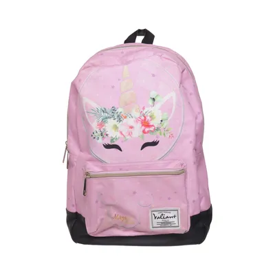 Rygsæk (Pink, Sort, Flerfarvet) fra Valiant Polyester