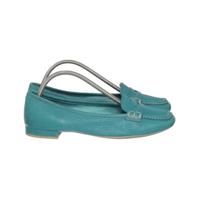 Mocassins (Turquoise) de Prada Linea Rossa Cuir