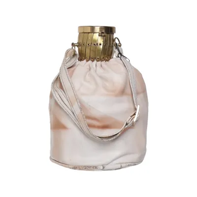 Handväska (Beige, Vit) från Just Cavalli Skinn, Polyamid