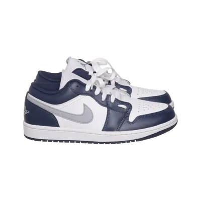 Sneakers ( 1 Low „Midnight Navy” ) van Nike Air Jordan Leer