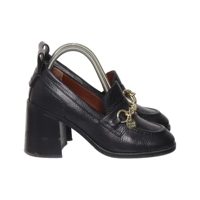 Loafers (Black) from See by Chloé Leather