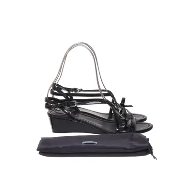 Kilklackar (Svart) från Prada Linea Rossa Skinn