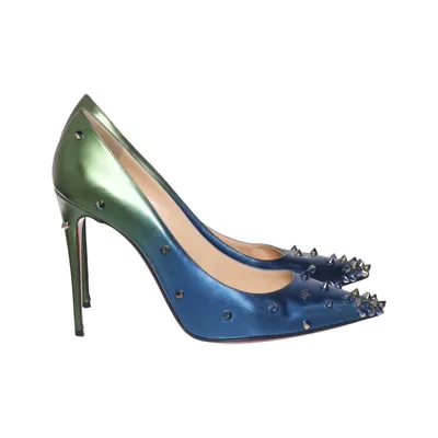 Hakken (Degraspike Pointed Toe Pumps) van Christian Louboutin Leer