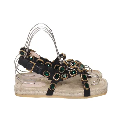 Sandales (GG Crystal Jute) de Gucci
