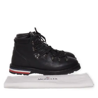 Veterlaarzen (Zwart) van Moncler Leer