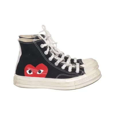Tygskor (Svart, Vit) från Comme des Garçons PLAY x Converse
