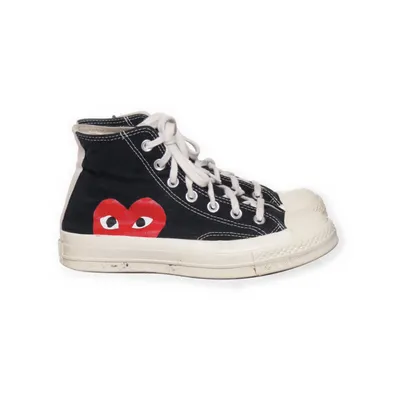 Tygskor (Svart) från Comme des Garçons PLAY x Converse