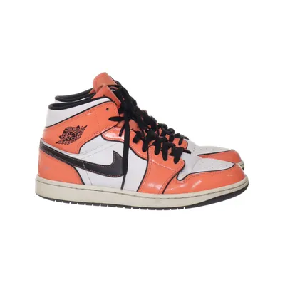 Sneakers (1 Mid) van Nike Air Jordan Leer