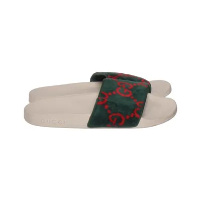 Hjemmeskor (Beige, Grøn, Rød) fra Gucci