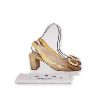 Klackskor (Brun, Beige, Gul) från Prada Skinn